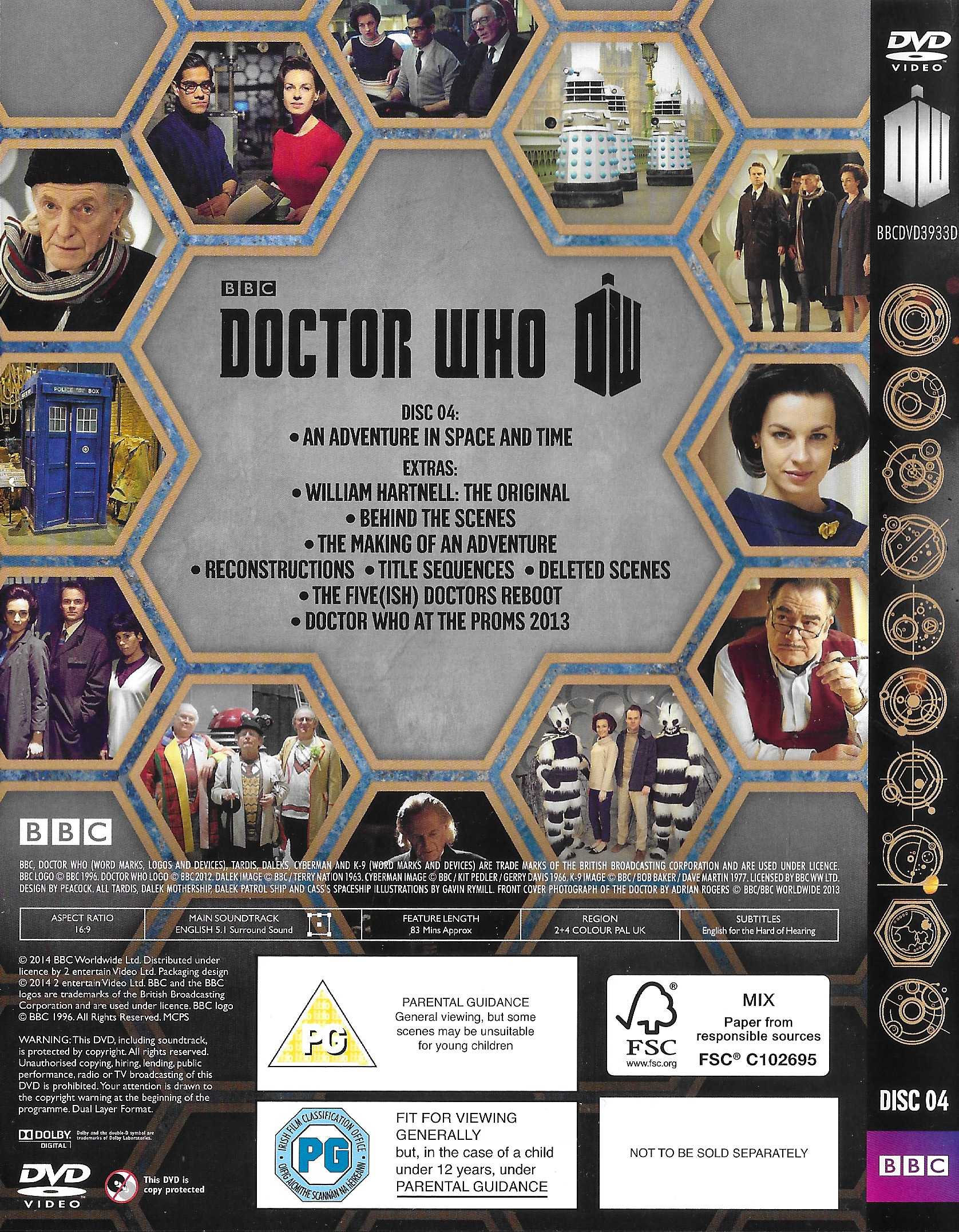 Picture of BBCDVD 3933 04 Doctor Who - An adventure in space and time by artist Mark Gatiss from the BBC records and Tapes library
